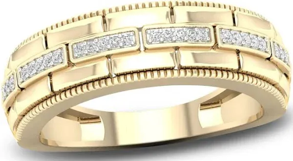Jared Men's 10K Yellow Gold Diamond Ring