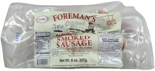 Foreman's Andouille 8oz