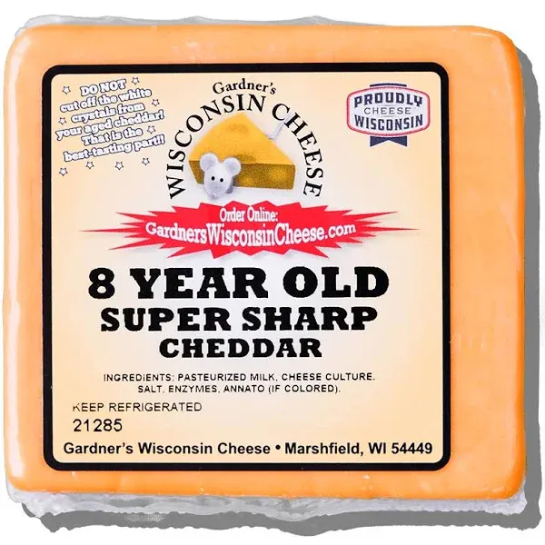 Gardner's Wisconsin Cheese 8-year-old Super-Sharp Cheddar