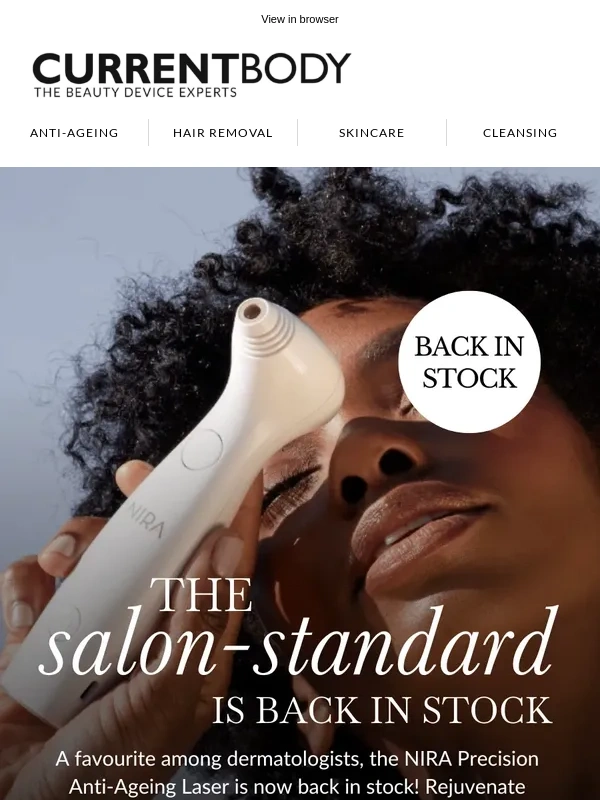 Currentbody - BACK IN STOCK: NIRA Precision Anti-Aging Laser