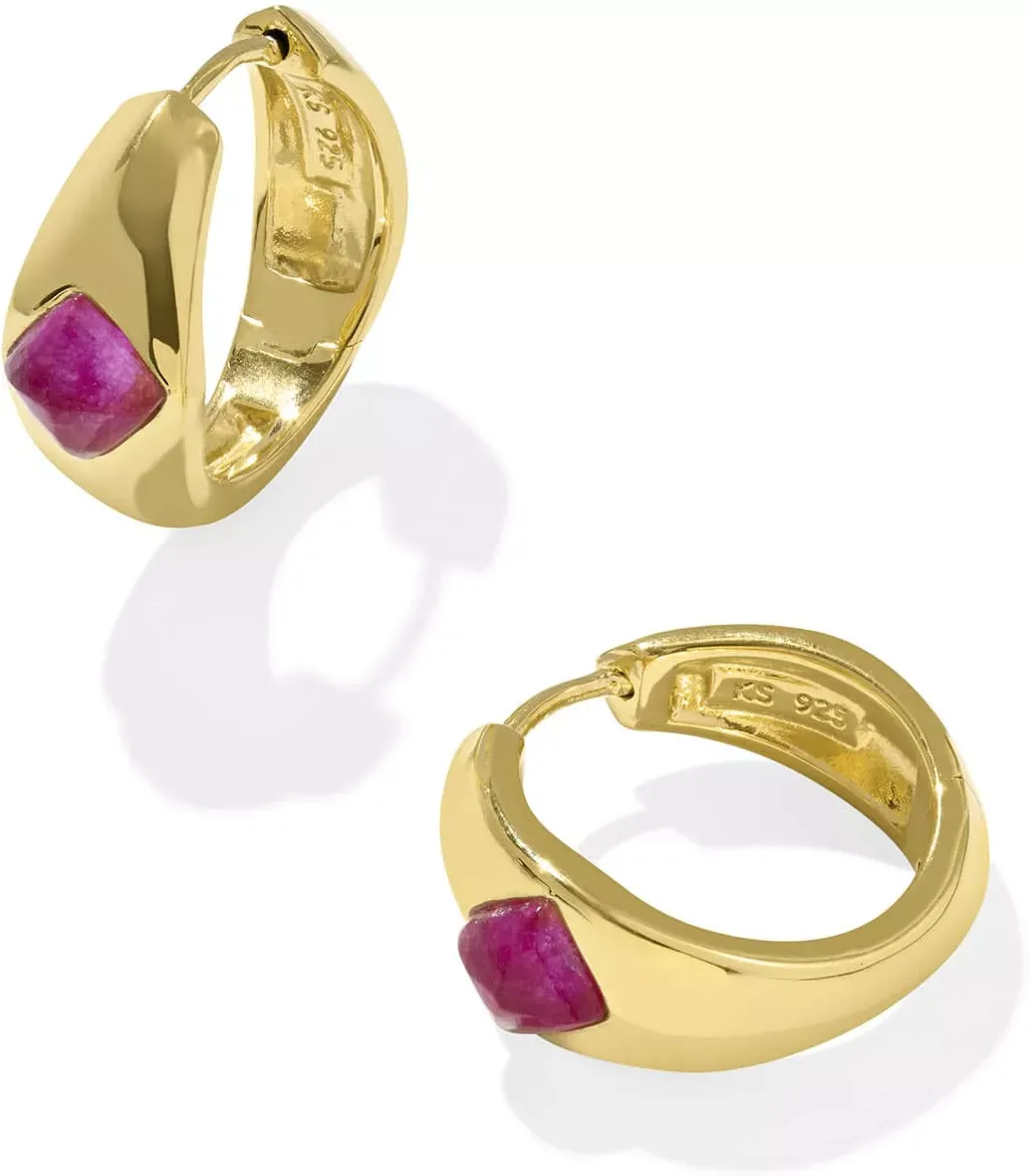 Kendra Scott Alani 18k Gold Vermeil Huggie Earrings