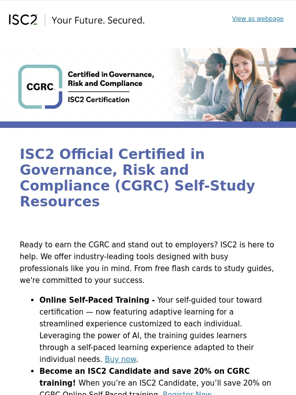 Isc2 - Get the Resources Designed with You in Mind