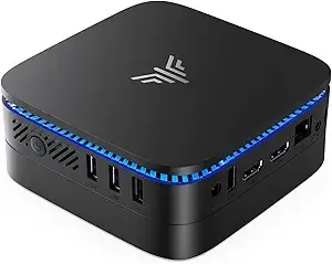 KAMRUI AK1PLUS Mini PC Desktop w/Alder Lake N95, 256GB SSD