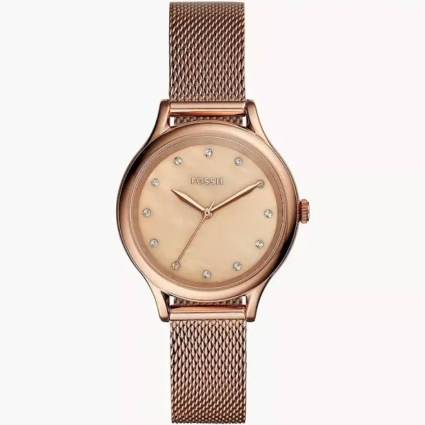 Fossil Women's Laney Three-Hand Stainless Steel Watch