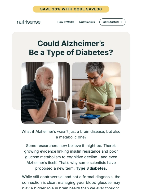 NutriSense - You’ve Heard of Type 1 and 2… but What’s Type 3?
