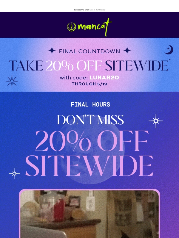 mooncat - ☆ LAST CHANCE ☆ for 20% OFF sitewide