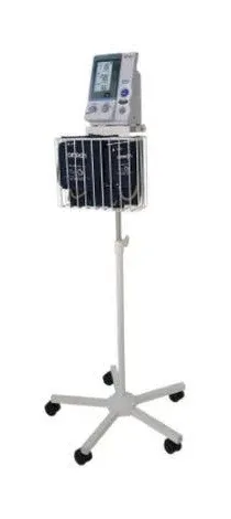 Omron IntelliSense Blood Pressure Monitor Cart | HEM-907-STAND | Silver, 22 inch | Each From Rehab Store