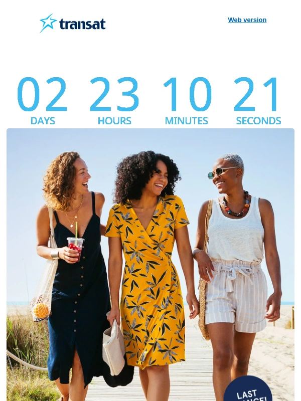 Air Transat - Just a few more days for the best deals ⏰