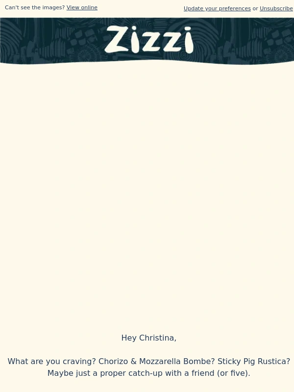 Zizzi - Claim 30% Off Food this Week