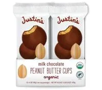 Justins Organic Milk Chocolate Peanut Butter Cups 12 Pack