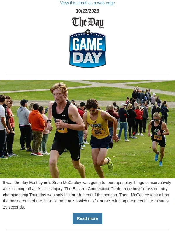 The Day - ?‍♀️?‍♂️ New cross-country champs crowned