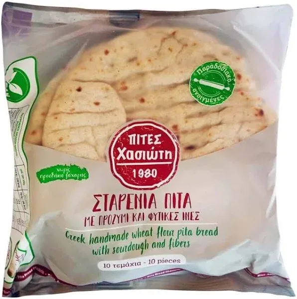 Pita with Sourdough and fibers