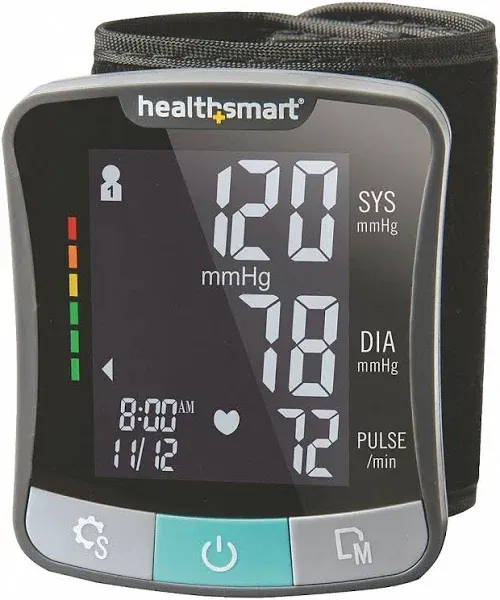 HealthSmart Premium Talking Digital Wrist Blood Pressure Monitor