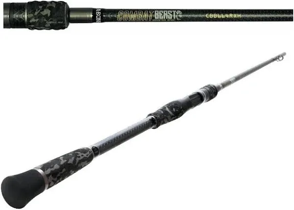 Bone Combat Beast Baitcast Fishing Rod