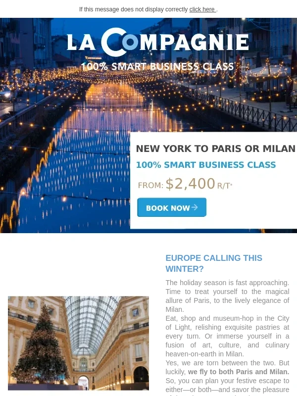 La Compagnie - October delights: European getaways,gastronomy and glorious skin