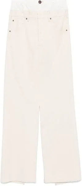 Maison Margiela Anonymity Of The Lining Denim Skirt Woman