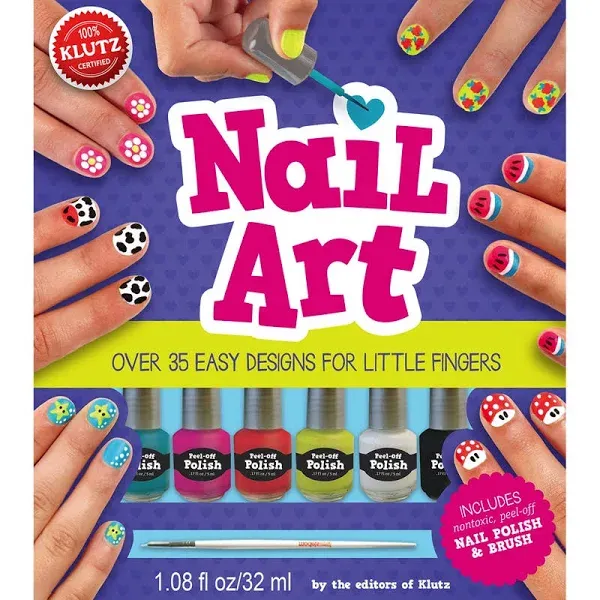 Klutz K580264 Nail Art Book Kit