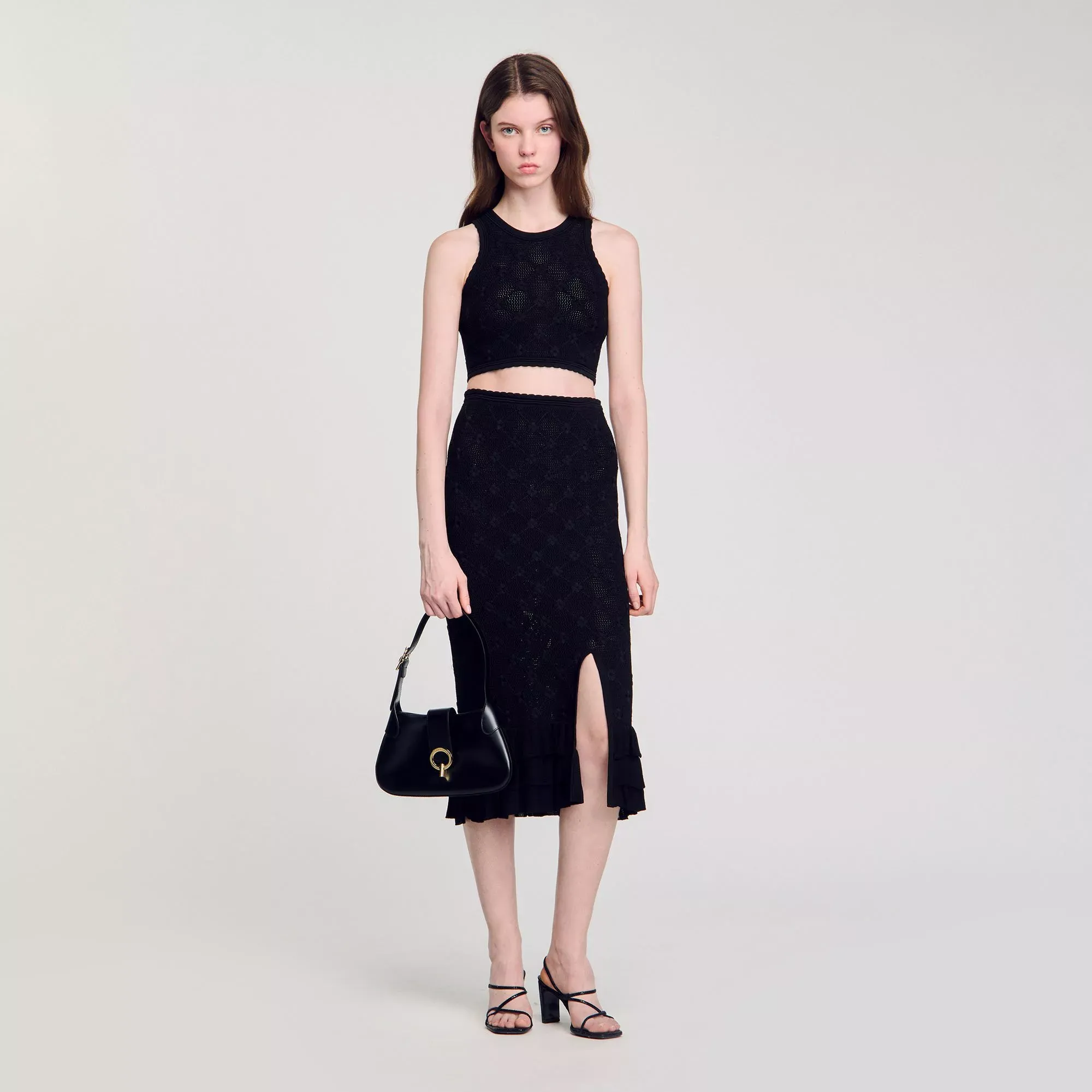 Sandro Decorative knit top - female - M
