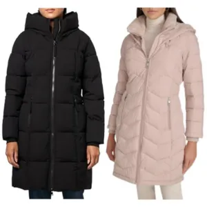 Calvin Klein Women's Hooded Puffer Coat