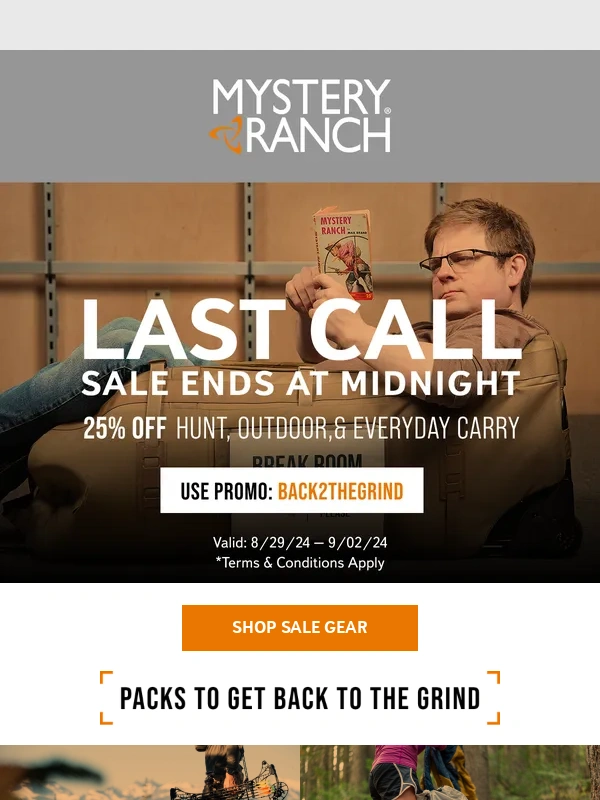Mystery Ranch - LAST CHANCE FOR 25% OFF