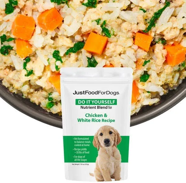 Just Food For Dogs DIY Nutrient Blend Dog Food