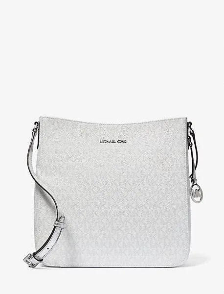 Michael Kors Jet Set Travel Large Signature Logo Messenger Bag