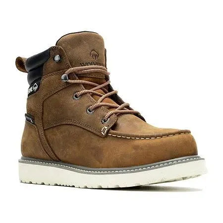 Wolverine Men's 6" Trade Wedge Waterproof Toe Moc Work Boot