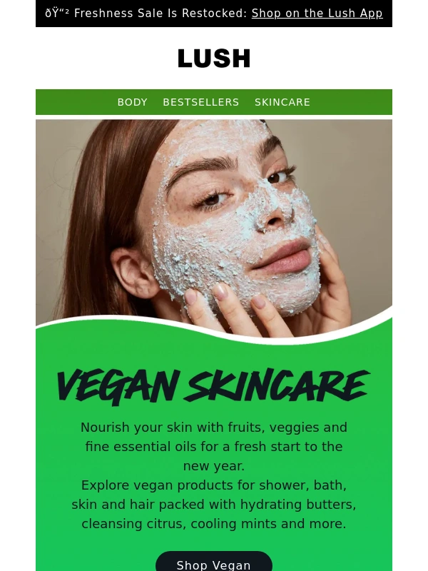 LUSH - ? Vegan Skincare