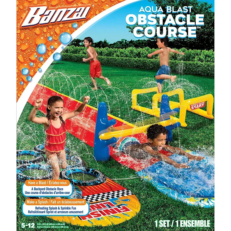 Banzai Aqua Blast Obstacle Course