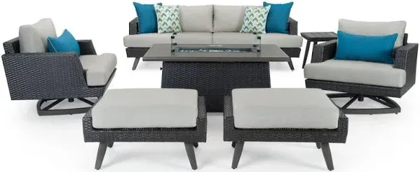 RST Brands Portofino Comfort 7 - Person Outdoor Seating Group with Cushions