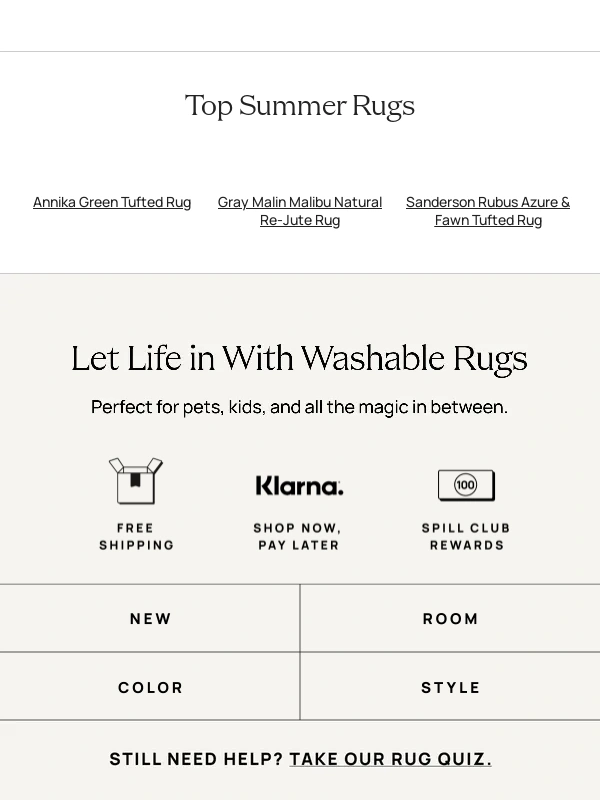 Ruggable - 20% off ends at midnight