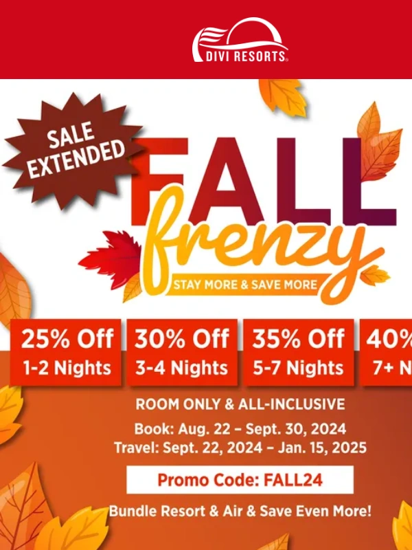 Divi Resorts - SALE EXTENDED! Save MORE on Your Next Trip to the Caribbean!☀️