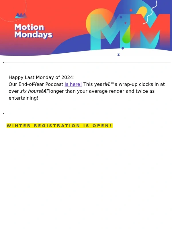 School of Motion - ?Our 2024 Motion Design Year in Review!