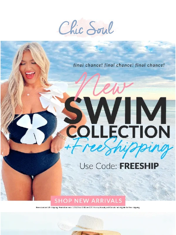 Chic Soul - MAKE WAVES: New Swim Is Here! ☀️?