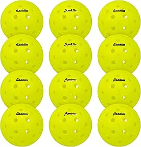 Franklin Sports X-40 Outdoor Pickleballs - Official Ball of USA Pickleball, APP Tour + Pickleball US Open - 3 Packs, 12 Packs, 36 Pickleball Buckets, 50, 100 + 400 Bulk Packs of Regulation Pickleballs