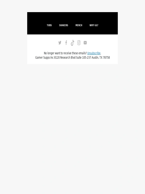 GamerSupps - Free Shipping Sitewide ?