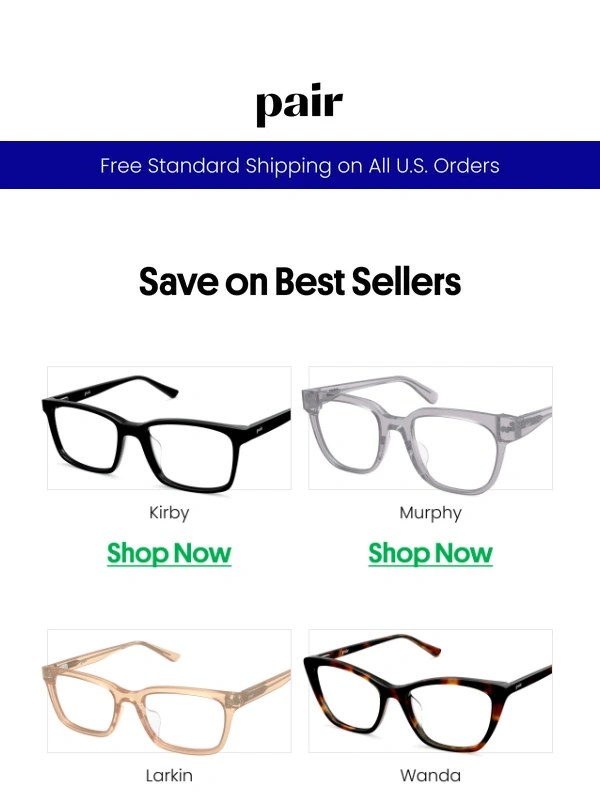 Pair Eyewear - MDW SALE EXTENDED?