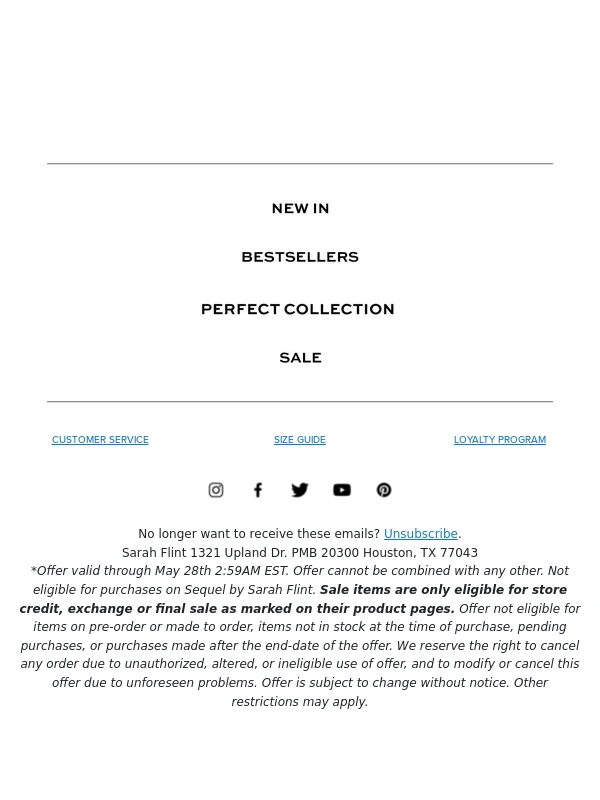 Sarah Flint - ALERT: New Styles Added to Sale ?