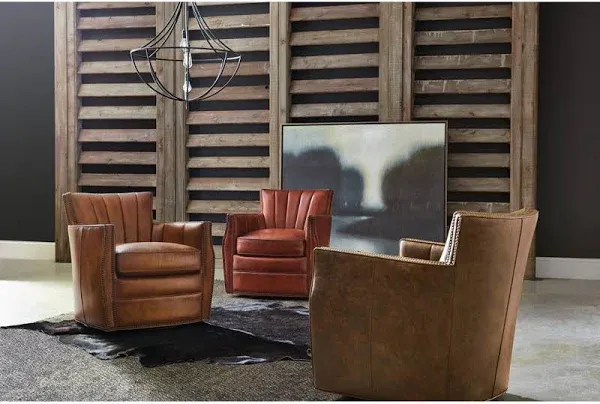 Hooker Furniture Carson Swivel Club Chair