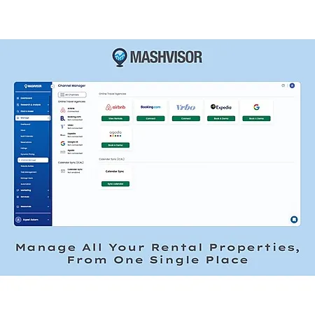 Lifetime Subscription Mashvisor Vacation Rental Manager (Plus Plan): 1 Property $29, 3 Properties $75