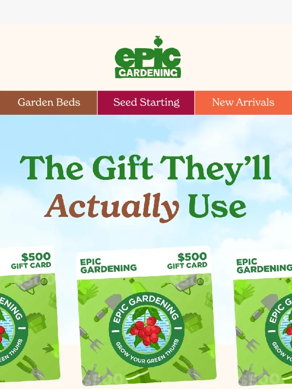 Epic Gardening - Need a last minute gift? ??