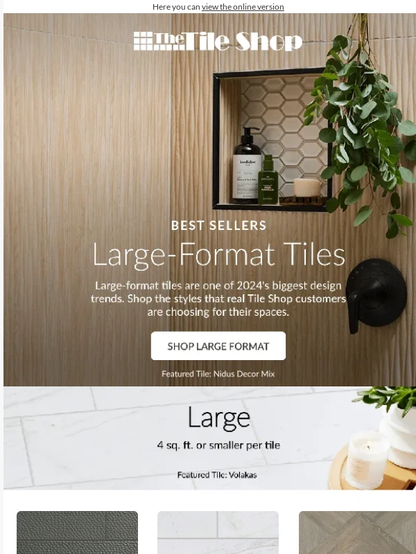 The Tile Shop - This tile trend is BIG!