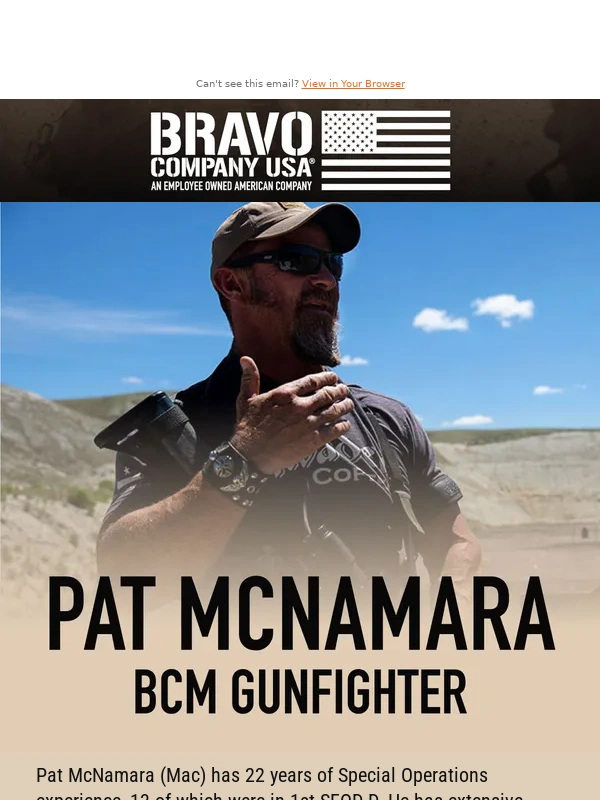 Bravo Company USA - Pat McNamara and TMACS