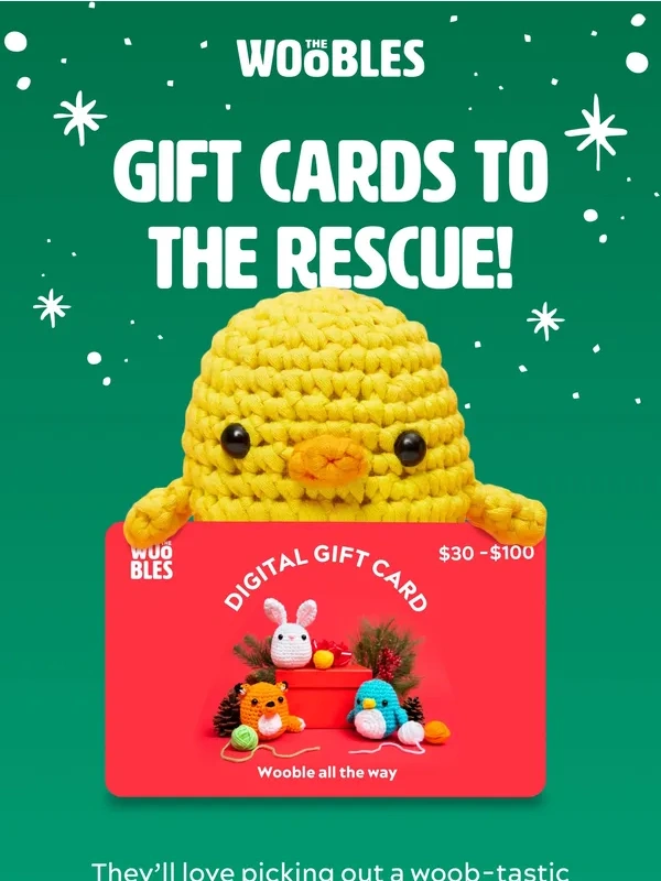 The Woobles - The most yarn-derful last-minute gift?