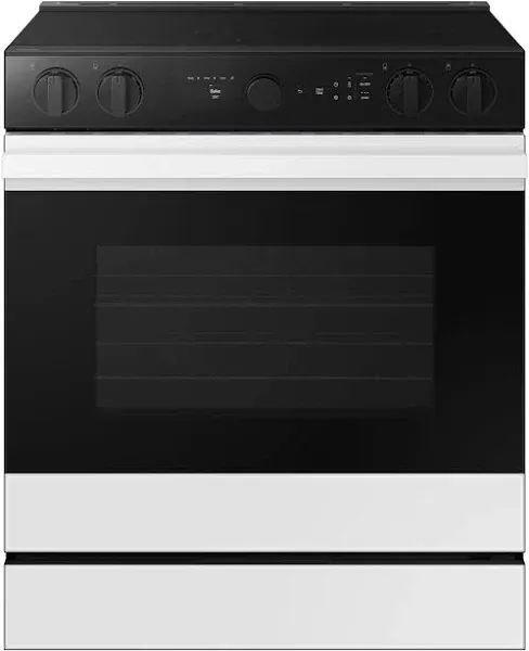 Samsung Slide-In Electric Range Smart Bespoke 6.3 cu. ft NSE6DB870012