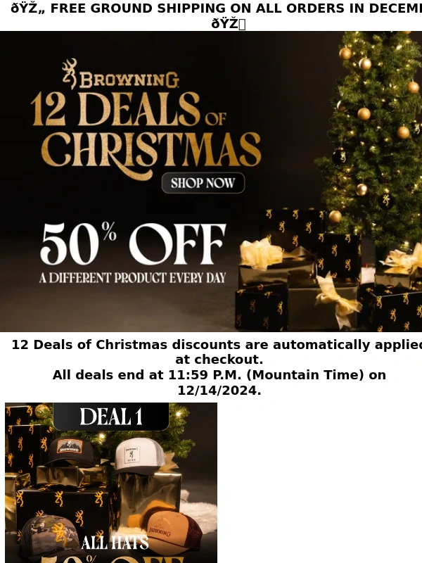 Browning - Deal 11 - The 12 Deals of Christmas ?