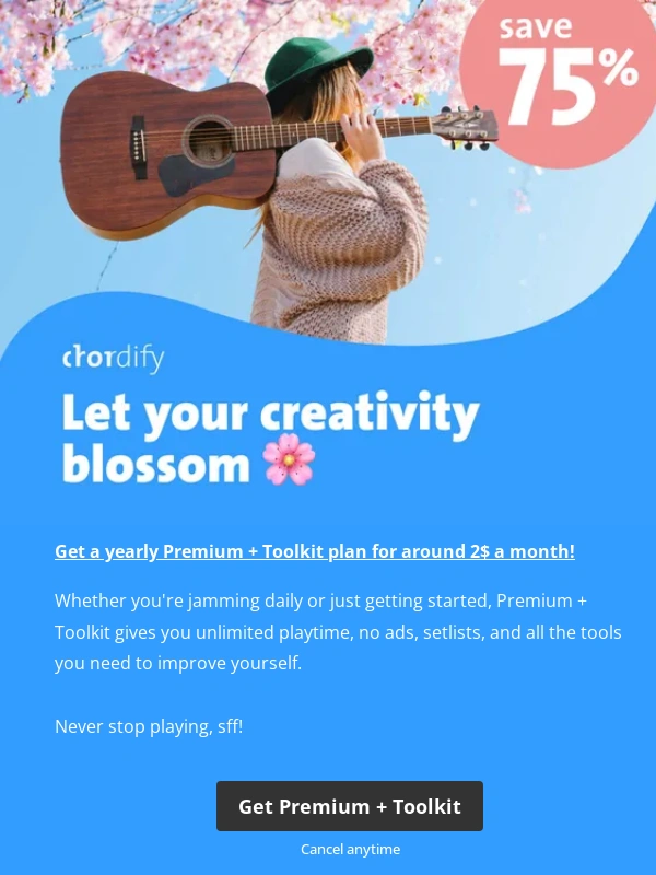 Chordify - ? Spring Sale is here!