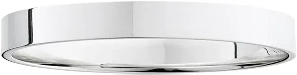 Pompeii3 Flat High Polished Wedding Band 10K