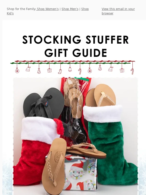 Rainbow Sandals - Holiday Gift Guide | SALE ?