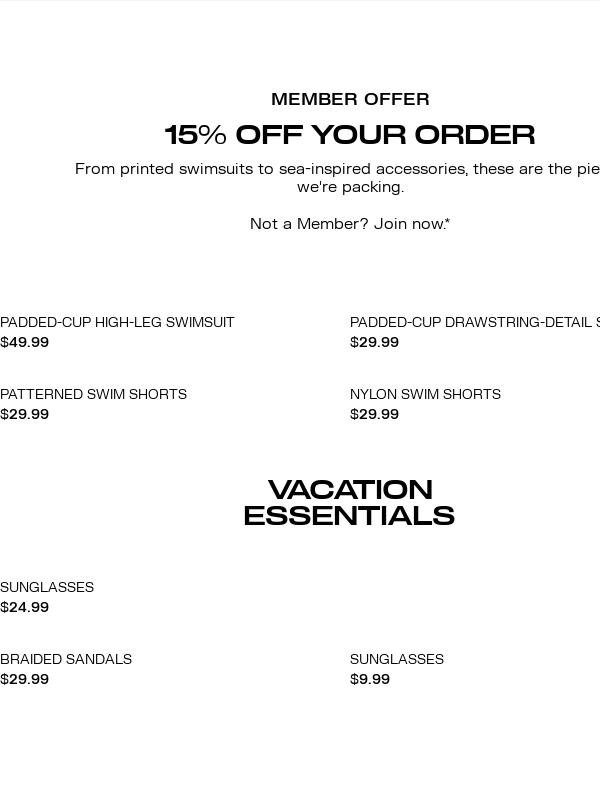 H&M - Today only: 15% off for Members